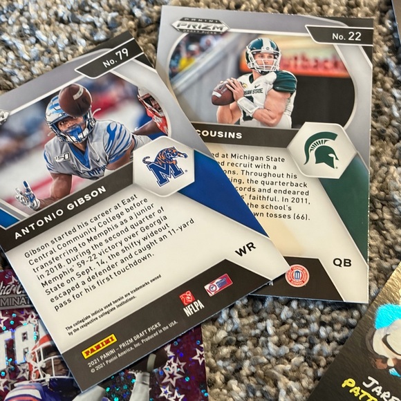 88 card lot of 2021 Panini Prizm Draft Picks & Wild Card Alumination football - Picture 13 of 13